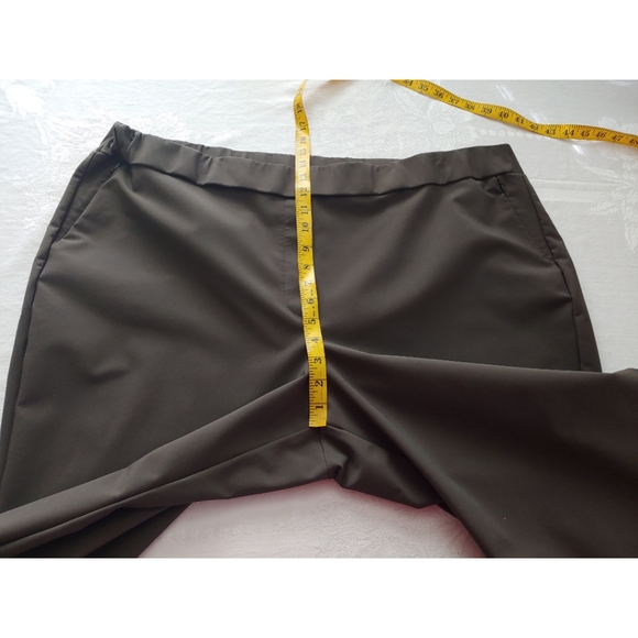 Lane Bryant Brown Pull On Stretchy Pants Size  26 EUC - Picture 5 of 10